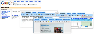 Google Blog-Suche und Google Docs